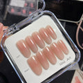 SENTIA "Glass Blush" Jelly Ombré Press-On Nails