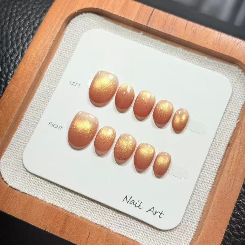 SENTIA "Liquid Light" Velvet Cat-Eye Series — 3D Magnetic Aura Gel Nails