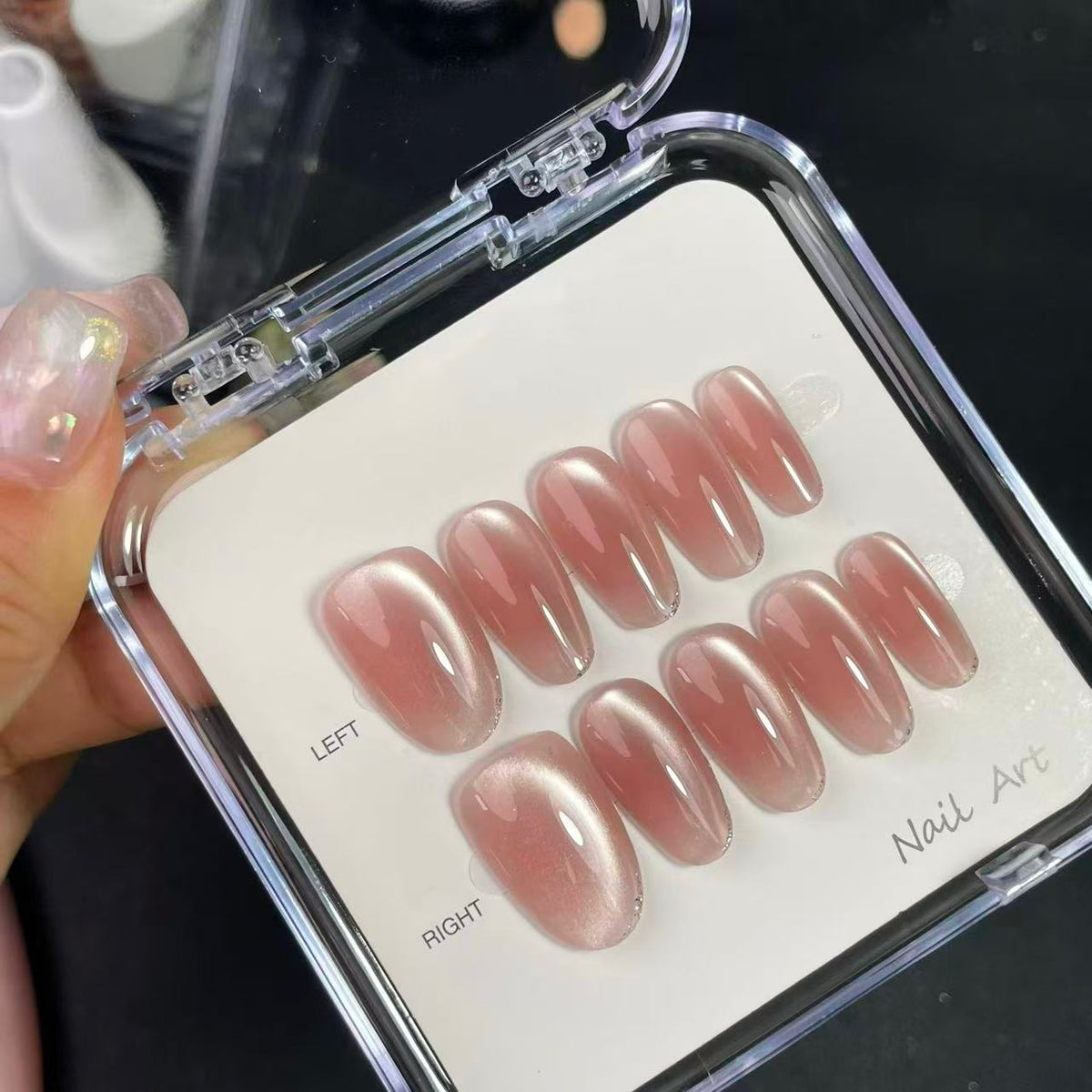 SENTIA "Liquid Light" Velvet Cat-Eye Series — 3D Magnetic Aura Gel Nails